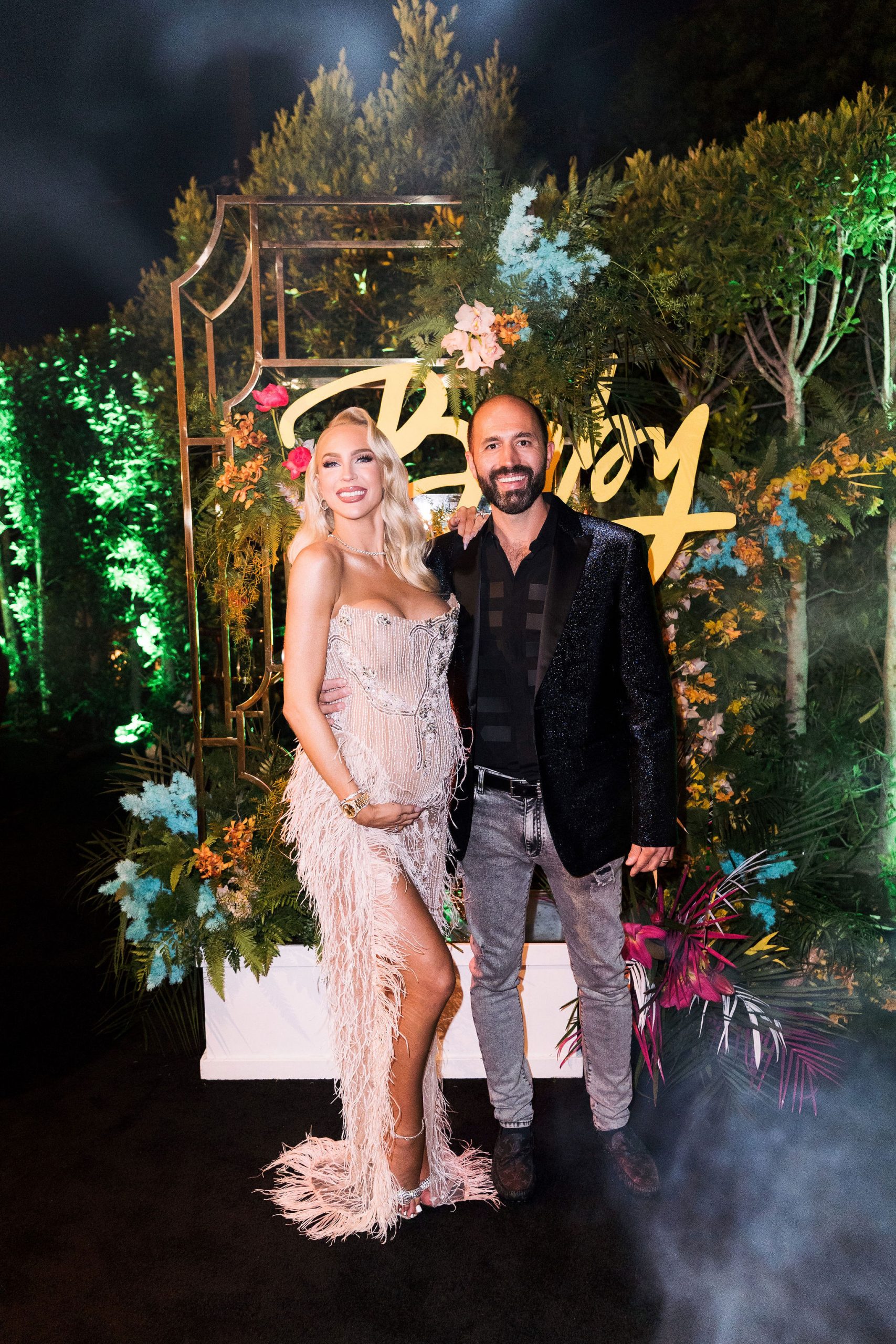 Christine Quinn & Christian Richard’s Jungle Chic Baby Shower