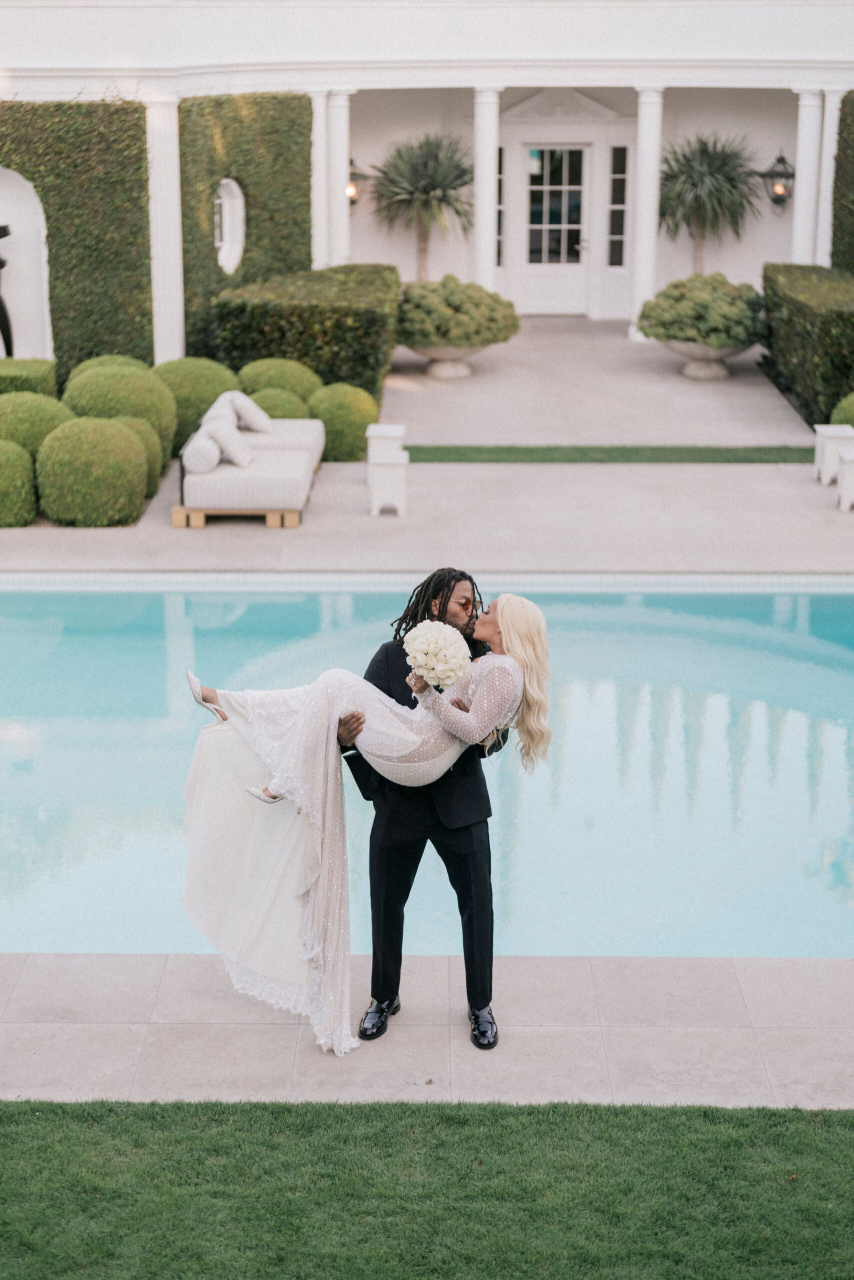Derrick Rose and Alaina Anderson's Wedding at the Beverly Hills Hotel.