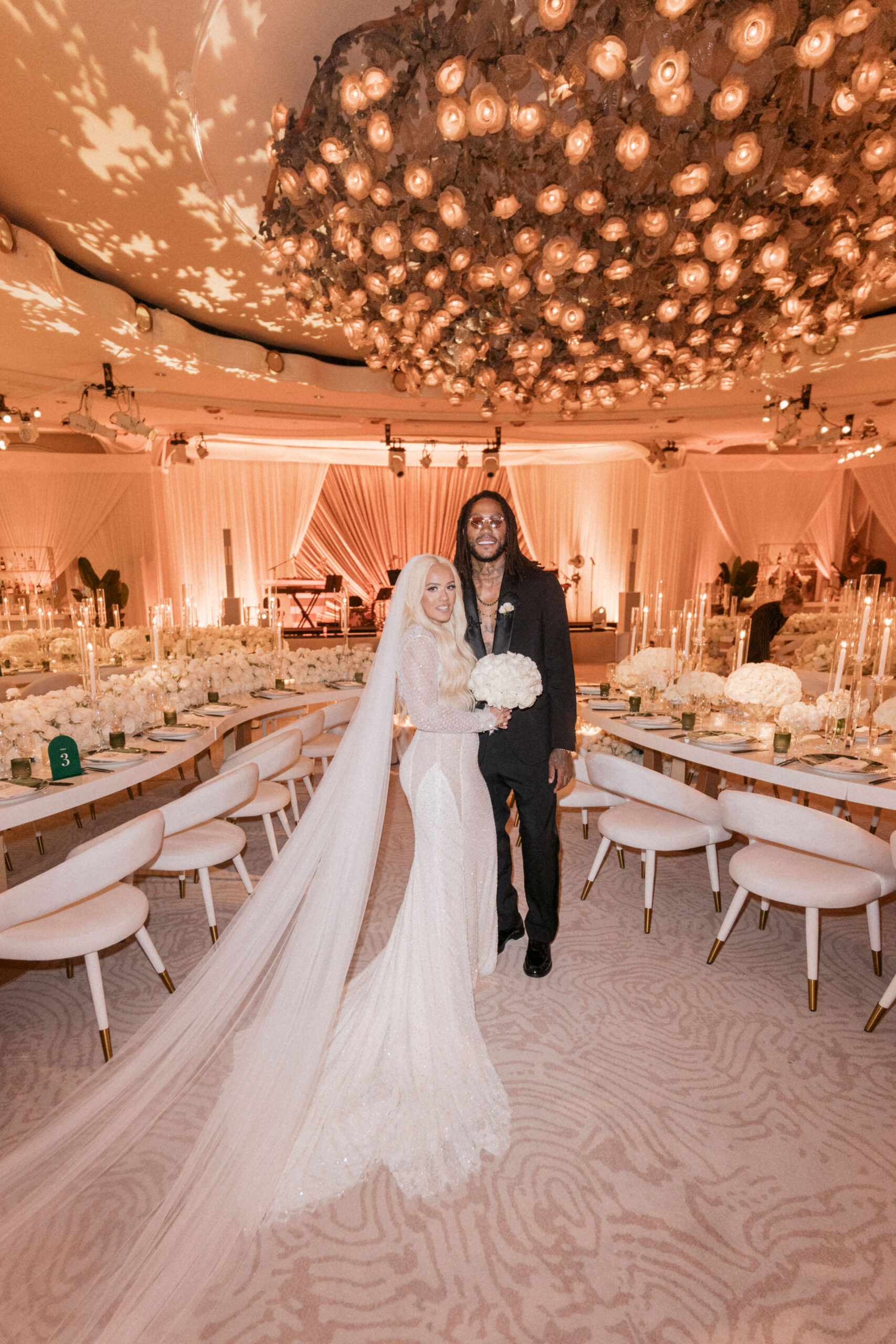 Derrick Rose and Alaina Anderson's Wedding at the Beverly Hills Hotel.