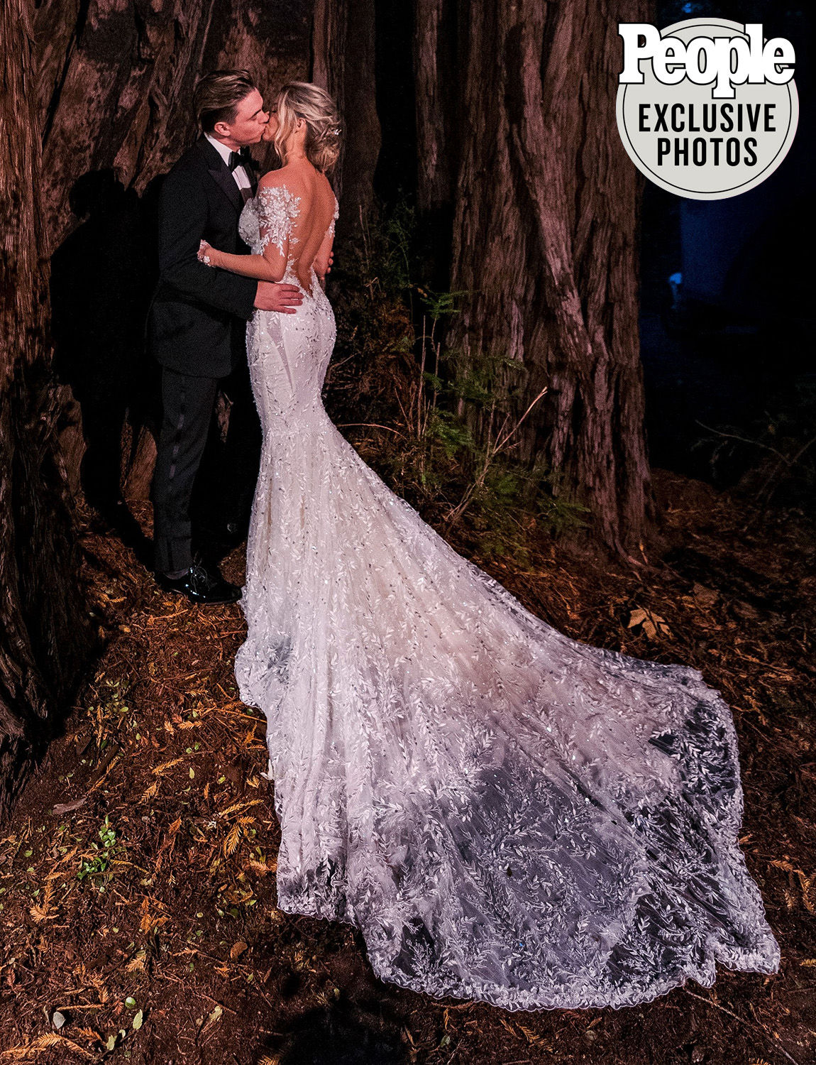 Jesse McCartney and Katie Peterson's Wedding Photograph by John & Joseph Photography published in PEOPLE Magazine