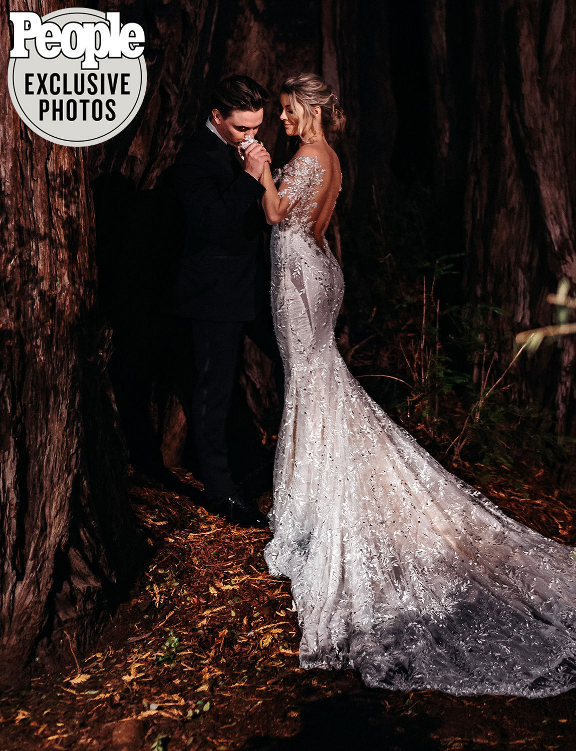 Jesse McCartney and Katie Peterson's Wedding Photograph by John & Joseph Photography published in PEOPLE Magazine
