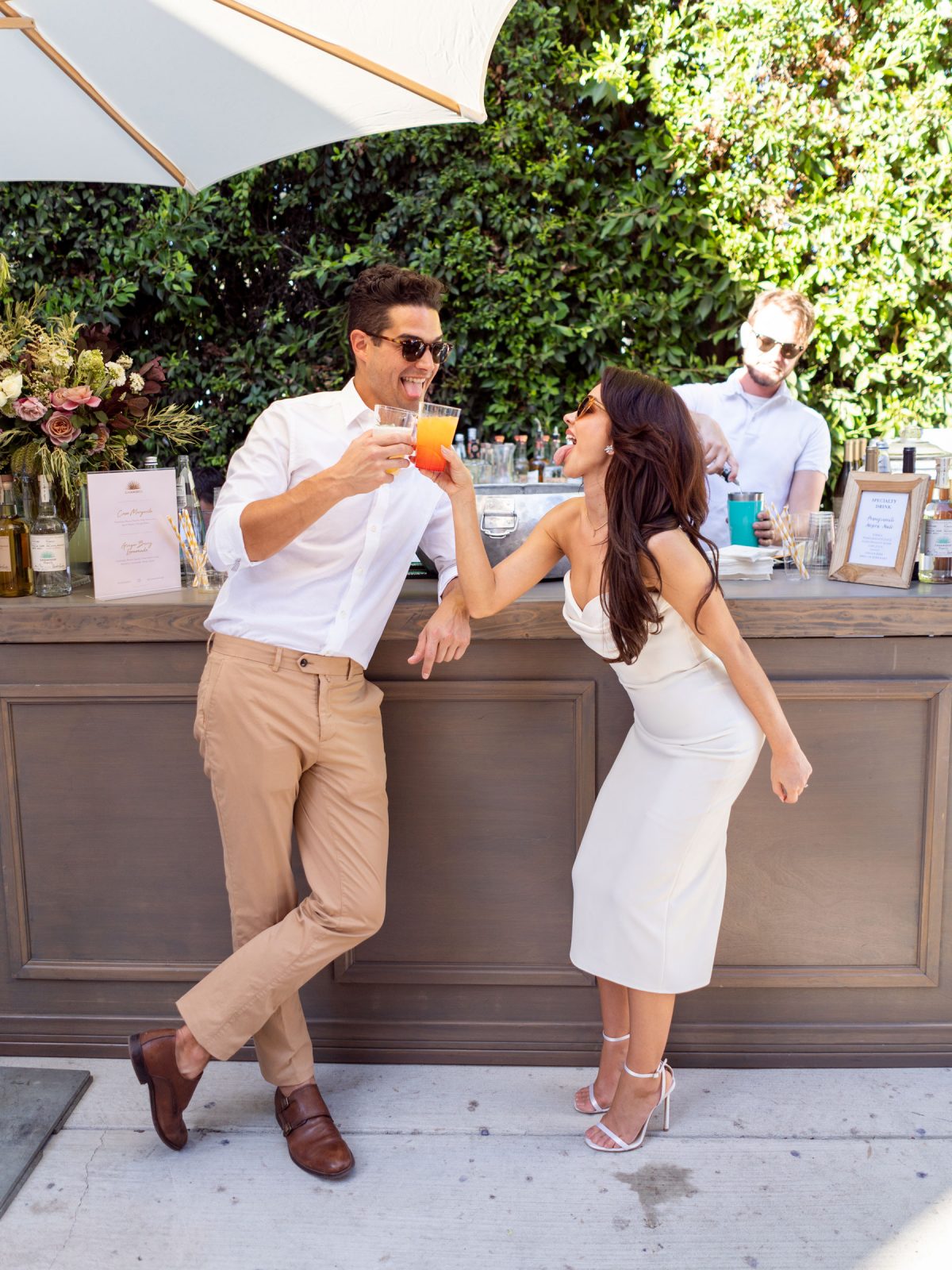 Modern Family's Sarah Hyland and The Bachelorette's Wells Adams Engagement Party