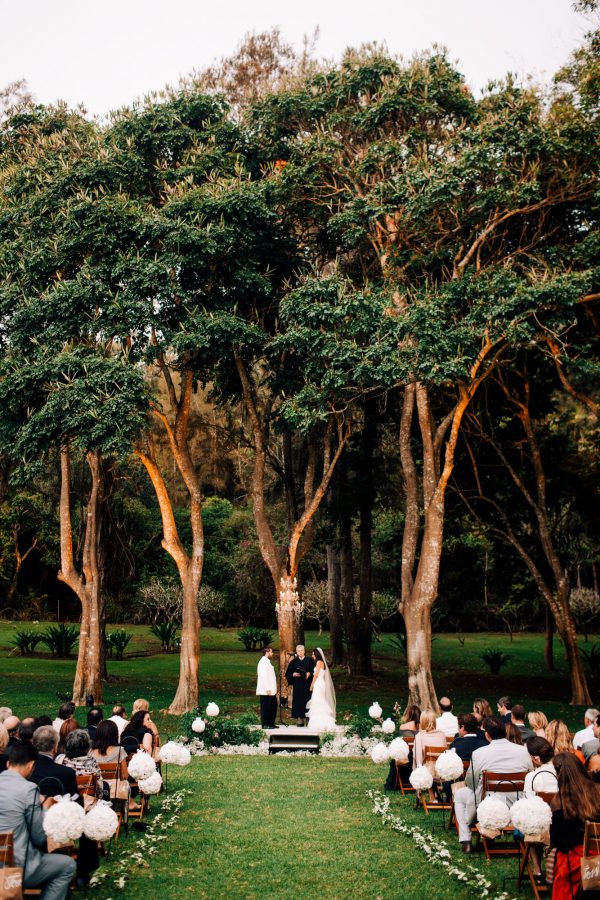 wedding at four seasons, lanai, hawaii