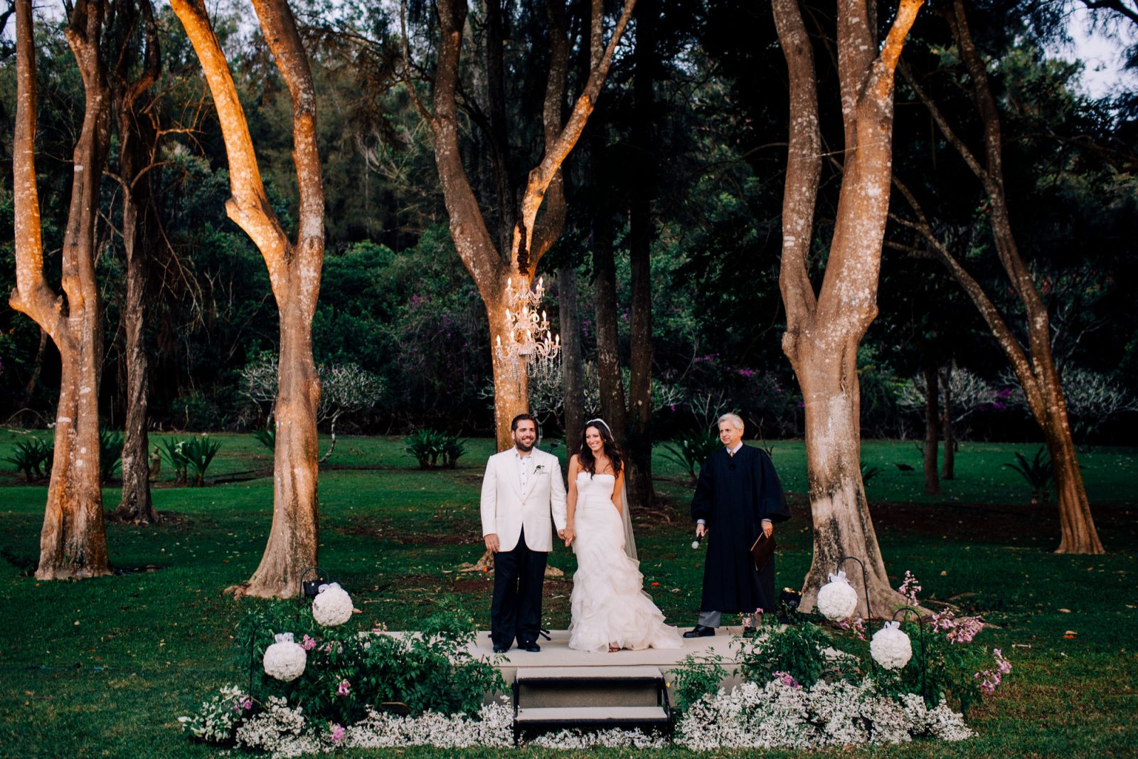 wedding at four seasons, lanai, hawaii