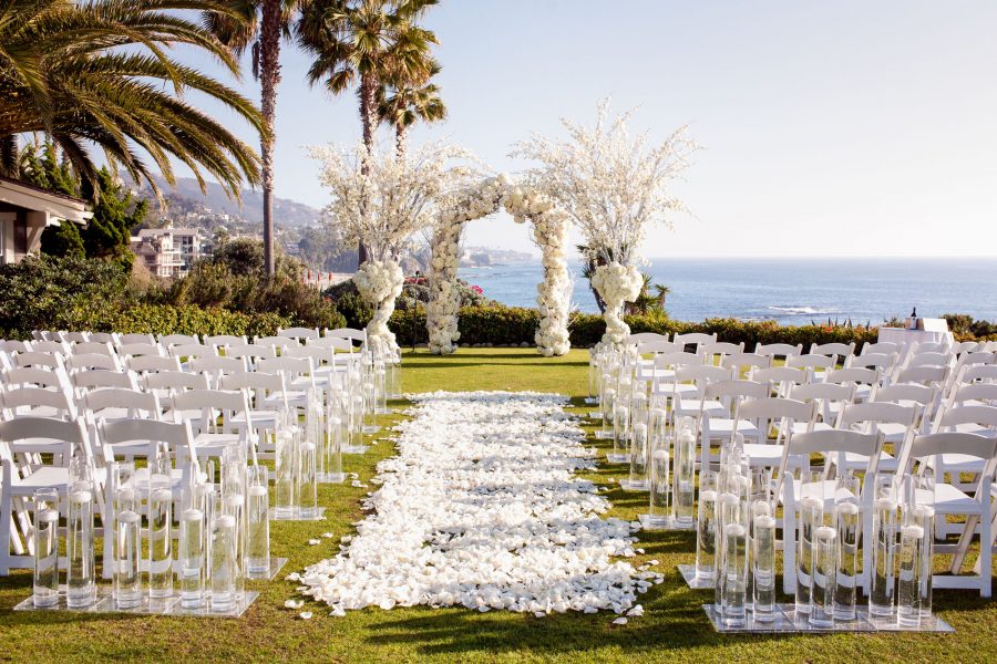 wedding at montage laguna, laguna beach, california