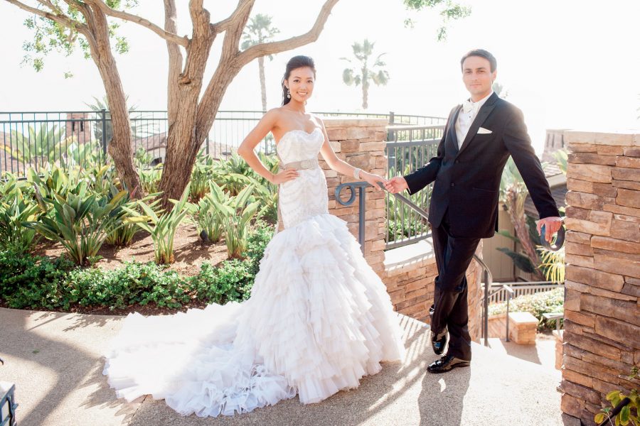 wedding at montage laguna, laguna beach, california