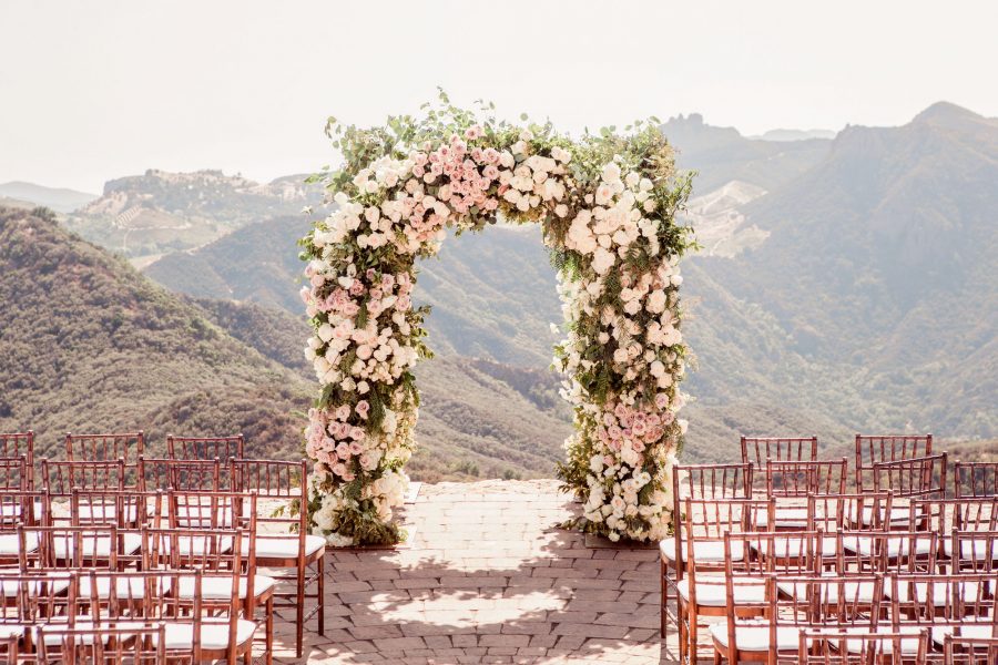 wedding malibu rocky oaks estate vineyards, malibu, california