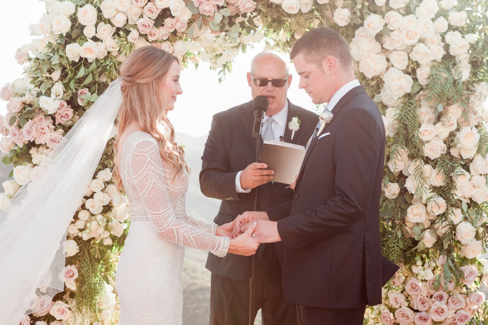 wedding malibu rocky oaks estate vineyards, malibu, california