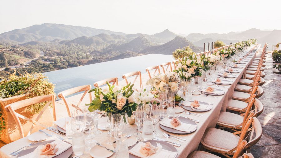 wedding malibu rocky oaks estate vineyards, malibu, california