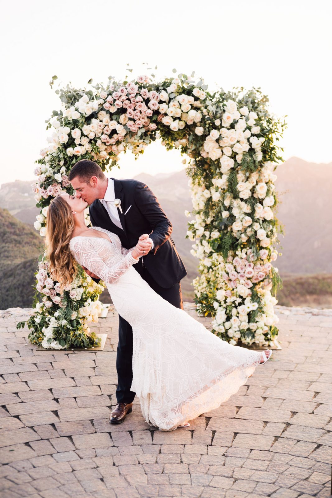 wedding malibu rocky oaks estate vineyards, malibu, california